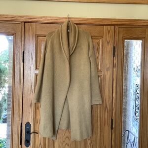 Soft Surroundings Gold Sweater Coat